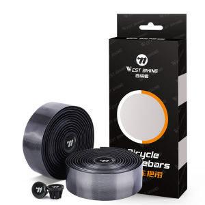 West Biking | WEST BIKING Gradient Bicycle Handlebar Tape TPU EVA Anti Slip Sweat Absorption Bar Wrap with Plugs for MBT Road Bike Cycling