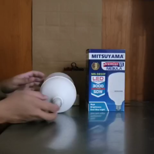 Lampu Bohlam LED Blub Series MS-9850F Nebula 50 Watt Mitsuyama Cahaya Putih Original