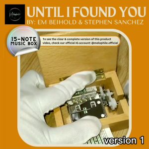 Until I Found You by Stephen Sanchez MUSIC BOX (15-Note)