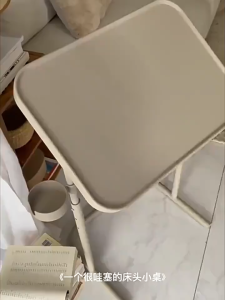 White/Black Sofa Bedside Study Table Desk Student Home Table  Desk Raised  Moved Bedside Tea Table Drawing Table