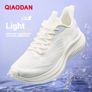Qiaodan qingsu 5.0 Lite phụ nữ thoáng khí nhẹ lưới chống sốc Giày chạy bộ qxb022252212r