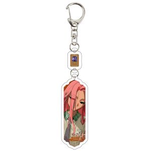 Bandai | Anime Keychain Alien Stage Ivan Till Luka Mizi Sua Cartoon All Character Backpack Heart Pendant Key Chain for Girls Party Gifts
