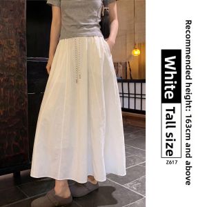 XIANYIJIAO | Plus Size Quick-Drying A-line Skirt Half Skirt