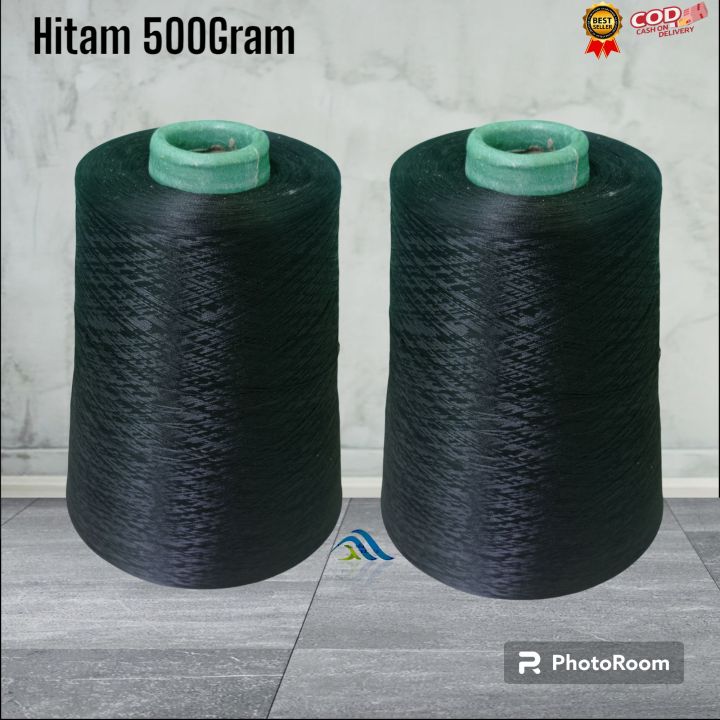 ARISTEX - BENANG OBRAS POLIESTER HITAM 500GRAM | Lazada Indonesia