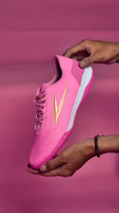 Zevma Sepatu Futsal Panthera Pro - 2 Soft Pink Gold IC