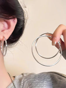 GUOQI | Luxurious Simple Hoop Earrings S925 Silver