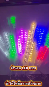 ไฟฝนดาวตก แบบเสียบใช้ USB ไฟเทศกาล ระเบียง ต้นไม้ กันน้ำ ไฟคริสมาส ไฟดาวตก ขนาด 50 เซนติเมตร