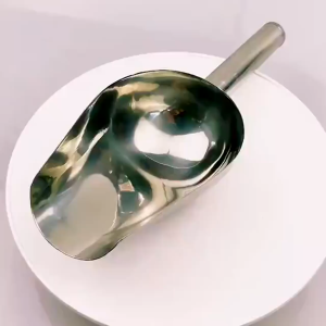 MallMainan-C1323 Sendok Es Batu Scoop Dapur Stainless Steel / Sekop Es Serokan Beras Serbaguna