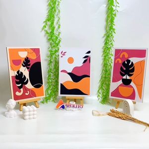 Hiasan Dinding Gambar Abstrak & Dekorasi Kamar 20x30 cm