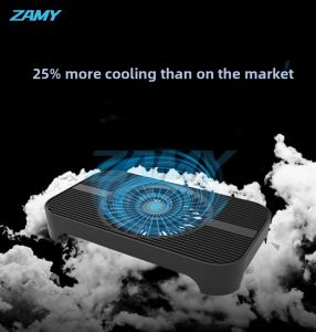 Enhanced Universal Mini Router Fan Heat Sink Computer Hardware Monitor Accessories ZAMY LS100B New Condition