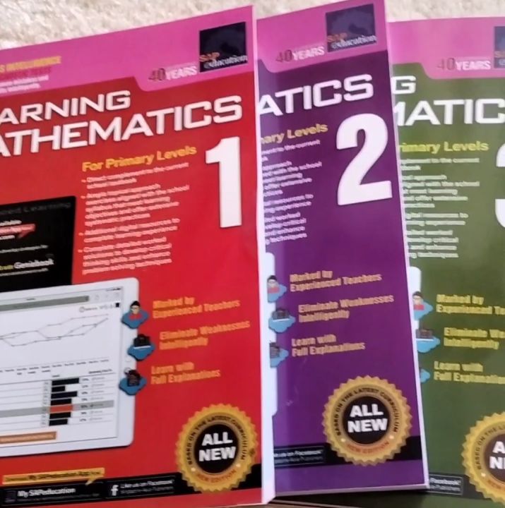 SAP Singapore Learning Mathematics for Grade 1 to 6 (Single Books ...