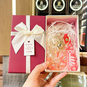 Cartoon Oil Luminous Donut Keychain Quicksand Automobile Hanging Ornament Exquisite Couple Bags Accessories Fashion Gift