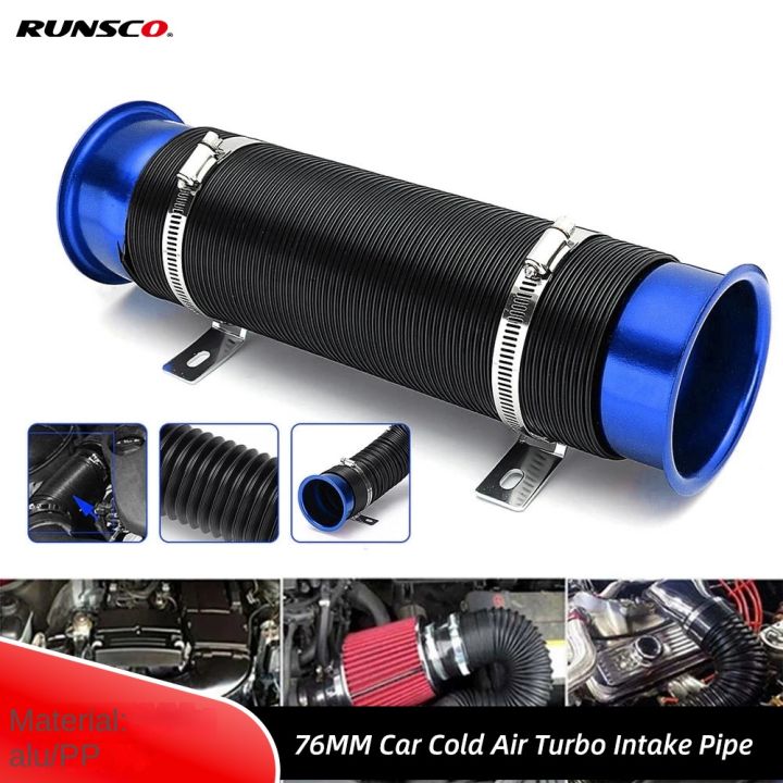 3.2ft Flexible Silicone Air Duct Hose - High Temp (Up To 300°C) For Car Intake, Turbo, Brake Cooling