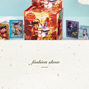 [ Within a Week 1400+ People List ] Nezha: The Magical Child of the Sea Collectors Edition Lenticular Card 45 Enlarge and Thicken UV Craft Card 3.5 Inch Boxed