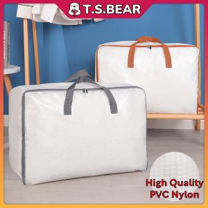 Transparent Large Capacity Storage Bag Comforter Quilt Bag Beg Toto Waterproof Blanket Bag Pillow Cadar Beg ST01