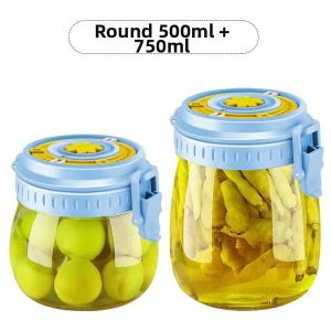 FEIZHUXIANSEN | Sealed Glass Storage Jar for Pickles Vegetables Honey Wine Home Use