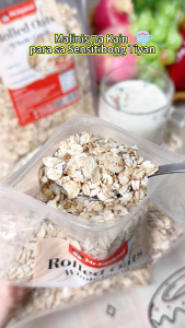Mr. Squirrel Rolled Oats Whole Grain High Fiber Instant Hot Oatmeal Natural Ingredients 500g