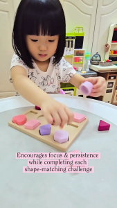 Yoji Baby Silicone Geometric Shape Sorter Baby & Kids Educational Montessori Toy Shape Puzzle