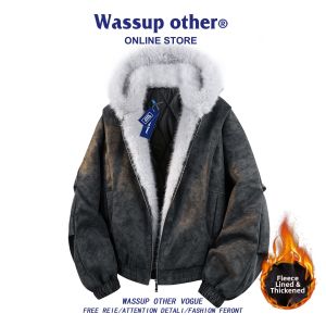Thickening & Warm Mens PU Leather Jacket