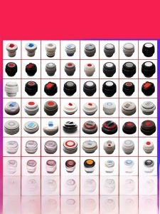 Original Halcyon Universal Plastic Inner Lid for Insulated Mug Leakproof Switch Cup Lid Tea Pot Accessories Stainless Steel Color