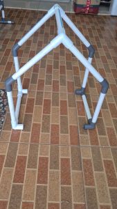 fitting knee elbow miring 45 derajat pipa pvc ukuran 1/2 3/4 & 1 inch warna abu-abu dan putih