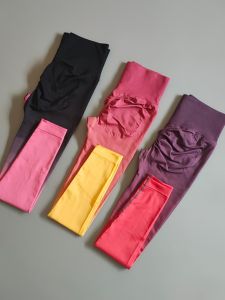 High Waist Gradient Color Peach Fitness Pants Womens Tight Sports Yoga Shorts Quick Dry Breathable Running Exercise Tights