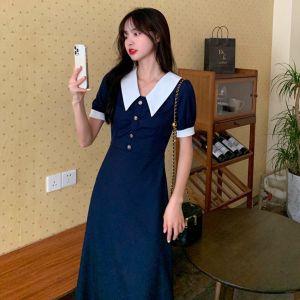 Váy Midi Ôm Vừa Vặn Chất Lượng Cao Phong Cách Pháp Cổ Điển Nhẹ Nhàng Thanh Lịch Mùa Hè Mới Cho Nữ Váy Midi Cổ Điển