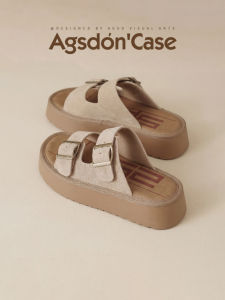Agsdon | Thick Sole Slip On Sandals Versatile