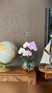 แจกันกล้วยไม้ประดิษฐ์ สไตล์มินิมอล แจกันดอกไม้ตกแต่งบ้าน