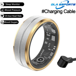 2025 New Ceramic Smart Ring Blood Oxygen&Pressure Sleep Monitoring Sports Tracking Remote Care IP68 Waterproof Men Women Rings