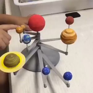 Hot DIY Kids Astronomy Science Project Education The Solar System Planet Model Toys