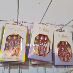 SALE!!!!! Kuku Palsu Wedding 3D Fake Nails Press on Nails