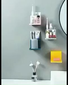 {2pcs} Washbasin storage rack for home kitchen and bathroom multifunctional wall-mounted wall storage rack洗手台置物架