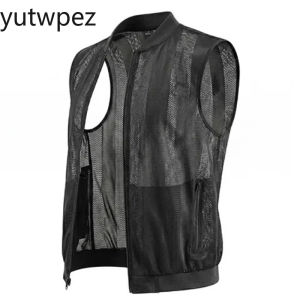Breathable Outdoor Hiking Sports Coat High-Quality Design Cycling Leisure Biker Vests Summer Men Mesh Hollow Waistcoat Fishing
