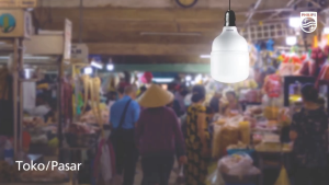 Philips TForce Bulb 25w 35w 45w 50w High Lumen Bulb Mentol Lampu LED Terang Watt Tinggi Led Light