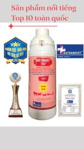 Bio Smart 102 - giải độc gan thận cấp nấm mốc tăng lực hạ ph đường ruột giảm gan nhiễm mỡ kích thích nhu lông đường ruột