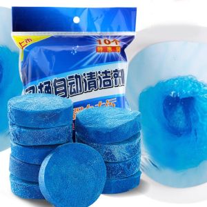 Blue Auto Flush Toilet Cleaner Tablets Bulk Long Lasting Bubble Freshener Discs for Bathroom Restroom WC Hygiene Maintenance