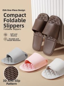 Foldable Travel Slipper Portable For Hotel Bath Anti-slip