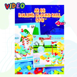MwnToys Mainan Edukasi Rolling Blocks Ball 64pcs AR66