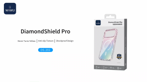 WIWU Magnetic PC Hard Shell Case for iPhone 18 Pro Max/17 Pro Max Aesthetic Gradient Rainbow Iridescent Design Clear Shockproof Non-Slip Protective Cover with Rear 360° Rotating Magnetic Stand