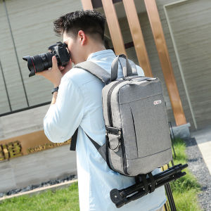 SheYdshi Photography Master Backpack for Canon Nikon Sony Mirrorless Camera Small Large Size Dual Shoulder Bag for Men Women