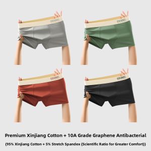 miiow | Pure Cotton Breathable Antibacterial Underwear For Teenage Boys High Elasticity Mid Waist Briefs Suitable For High School Students