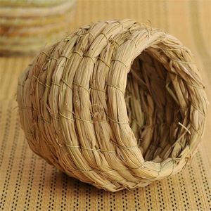 1 Pcs Handmade Straw Natural Bird Nest/Pigeon House Parrot Nest Warm Pet Bedroom Courtyard Bird Cages Adornment