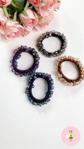 Pinky Bee Ikat Rambut & Gelang Kristal Mutiara 66051500