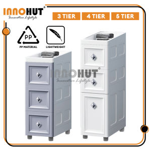 Innohut Multipurpose Stackable Drawer Rack Storage Organizer Rack Clothes Food Organizer Almari Bertingkat