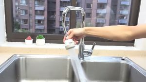 PDM Premium 304 Stainless Steel 3 Mode Adjustable Water Tap Booster Faucet Rotatable Pressurized