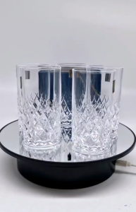 เซ็ตแก้วช็อตคริสตัลเจียระไน 5 ใบ Hoya Crystal Japan มาพร้อมกล่องสวยสภาพดีแข็งแรง สติ๊กเกอร์ การ์ดครบ