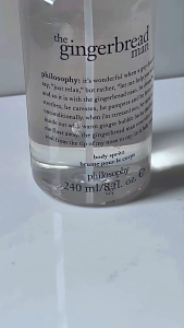 Xịt thơm toàn thân philosophy gingerbread man body spritz 240ml mang đến cảm giác sảng khoái cho những ngày tươi đẹp của Mỹ