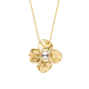 Helas | Iris Flower Freshwater Pearl Necklace