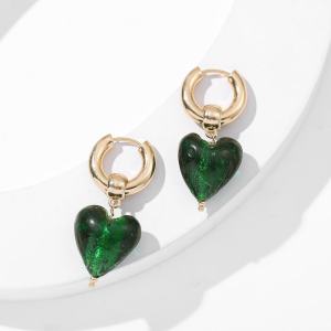 Retro Fashion Glass Heart Shaped Earrings: A Guide to Stylish & Original Designs